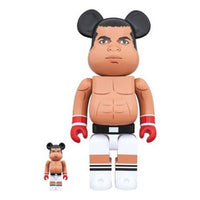 BE@RBRICK Muhammad ALI 100%+400% 'Red Brown White' MUHAMMAD