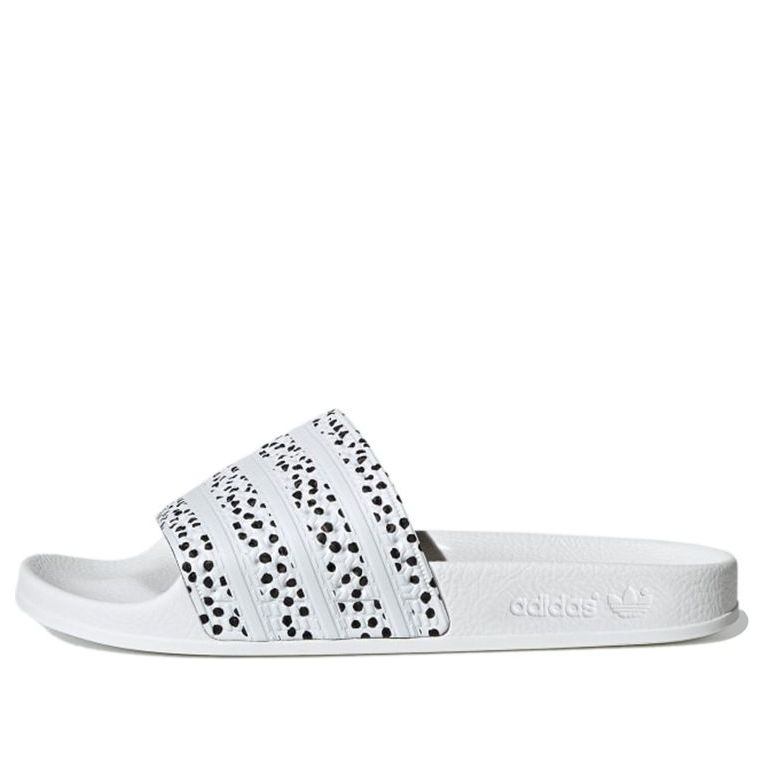 (WMNS) adidas Adilette Slides 'White Black' FX5922