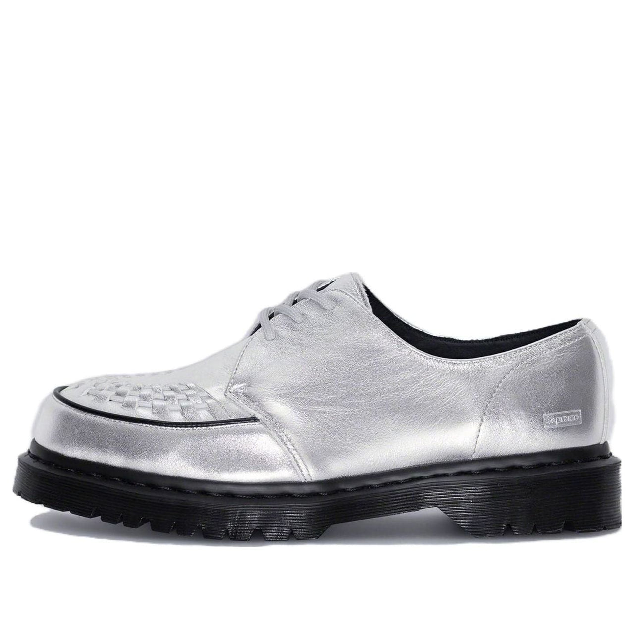 Dr. Martens Ramsey Supreme Nappa Leather Creepers 'Silver' 31773040