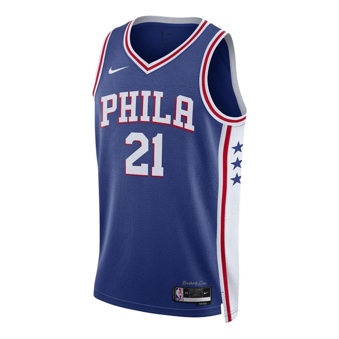Nike Dri-FIT NBA Philadelphia 76ers Joel Embiid Icon Edition 2022/23 Swingman Jersey DN2018-401