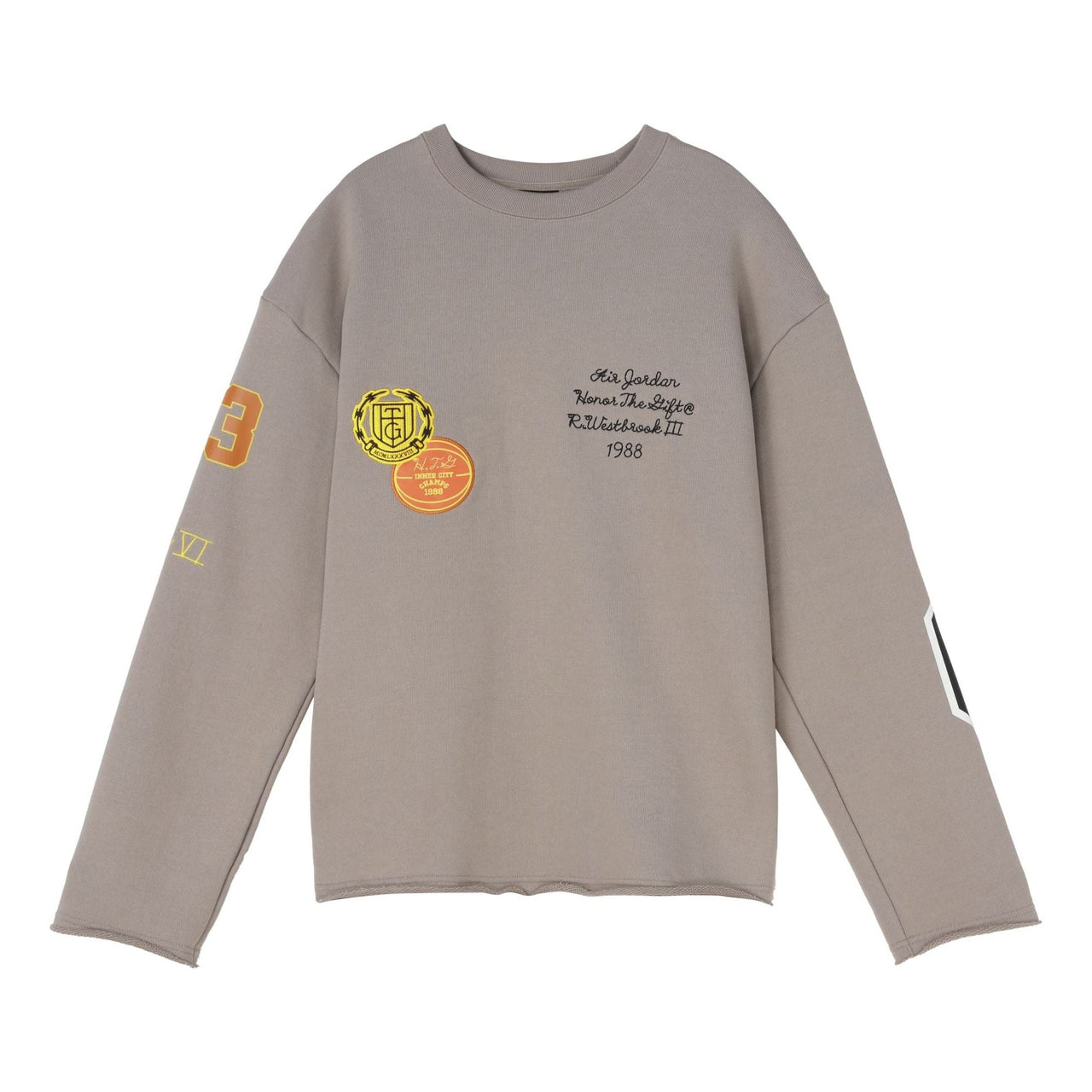 Nike Long Sleeves Cotton Sweatshirts x HTG 'Brown Beige' DX6240-087