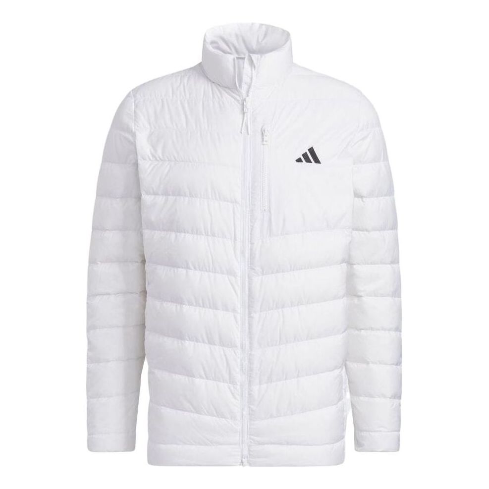adidas Wind.RDY Thermal Water Repellent Full Zip Down Jacket 'White' HZ6070