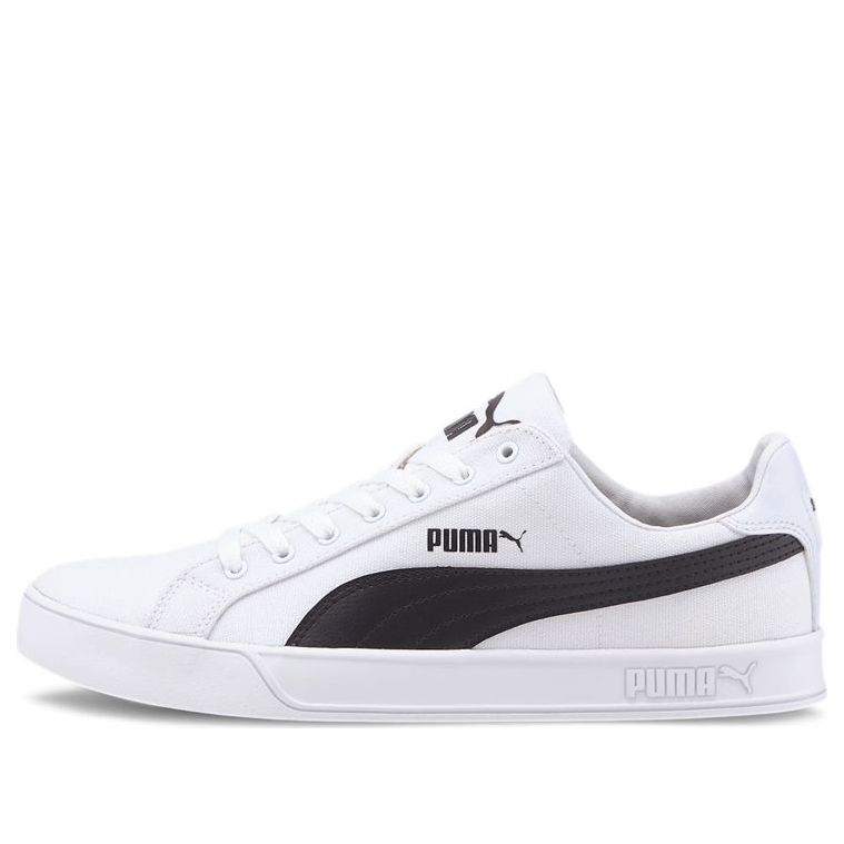 PUMA Smash Vulc Canvas 'White Black' 374754-01
