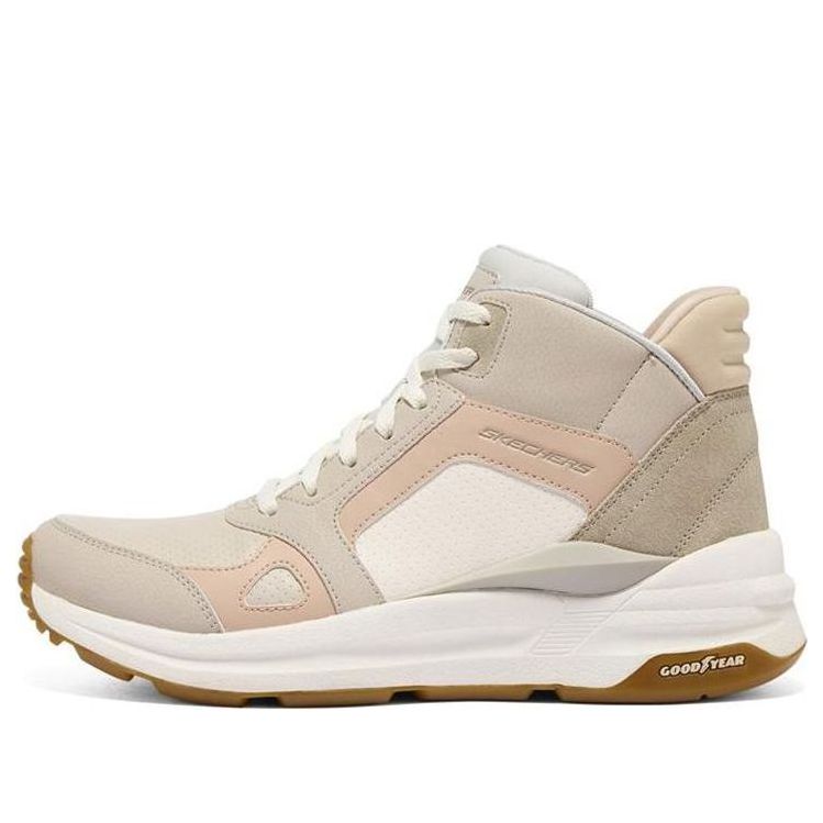 (WMNS) Skechers Global Jogger High-Top Daddy Shoes Pink 149771-NTPK