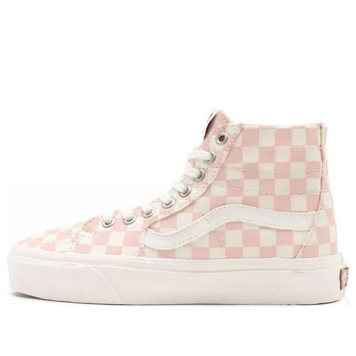 Vans SK8-HI Breathable Non-Slip Wear-resistant Casual Skateboarding Shoes Pink White 'Pink Blue' VN0A4U169FP