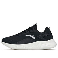 ANTA Leather Running Shoes 'Black White' 112215571-6