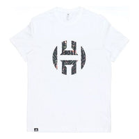 adidas Harden Logo Tee Basketball Sports Short-sleeve Tee Men White FM4787