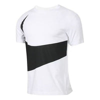 Nike BigSwoosh Large Logo Classic Sports Short Sleeve White CK9586-100
