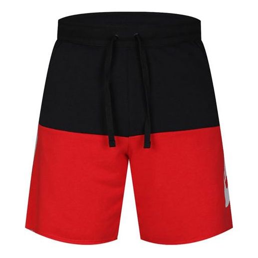 Nike Large Logo Sports Shorts Black Red Blackred CJ4353-011