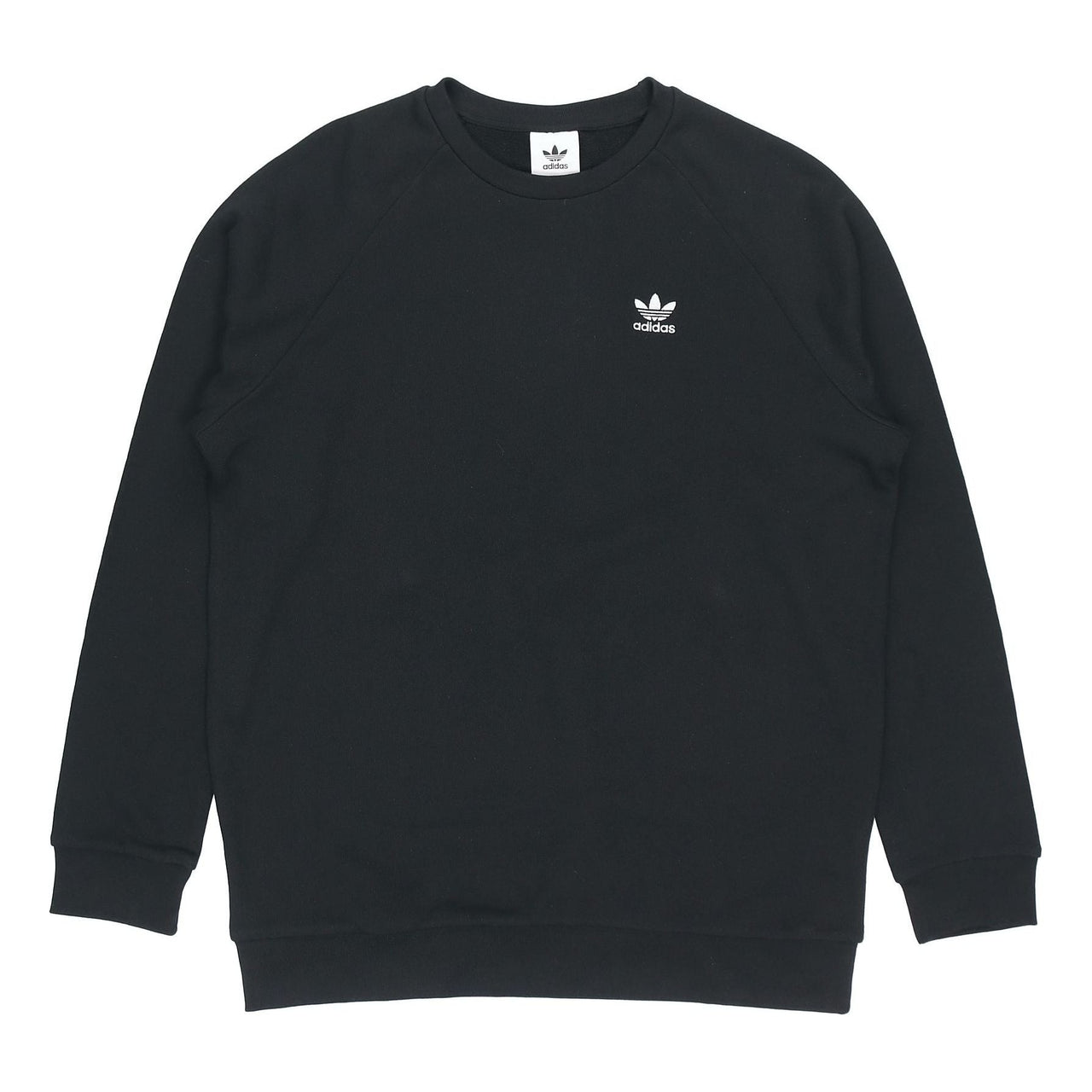 adidas originals Crew Basic Round Neck Pullover 'Black' DV1600