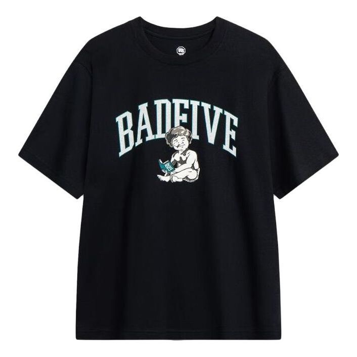 Li-Ning Hoops Cartoon Graphic T-shirt 'Black' AHST513-5