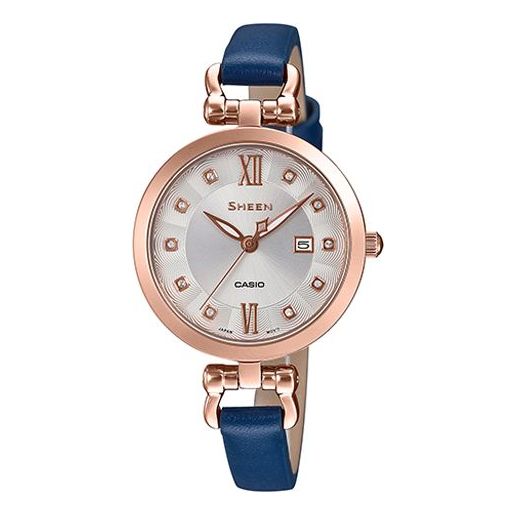 CASIO Quartz SHEEN Sapphire Crystal Waterproof Blue Strap Blue Analog SHE-4536PGL-7AUPRD