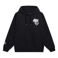 Li-Ning Skateboarding Millionaire Graphic Hoodie 'Black' AWDT223-3