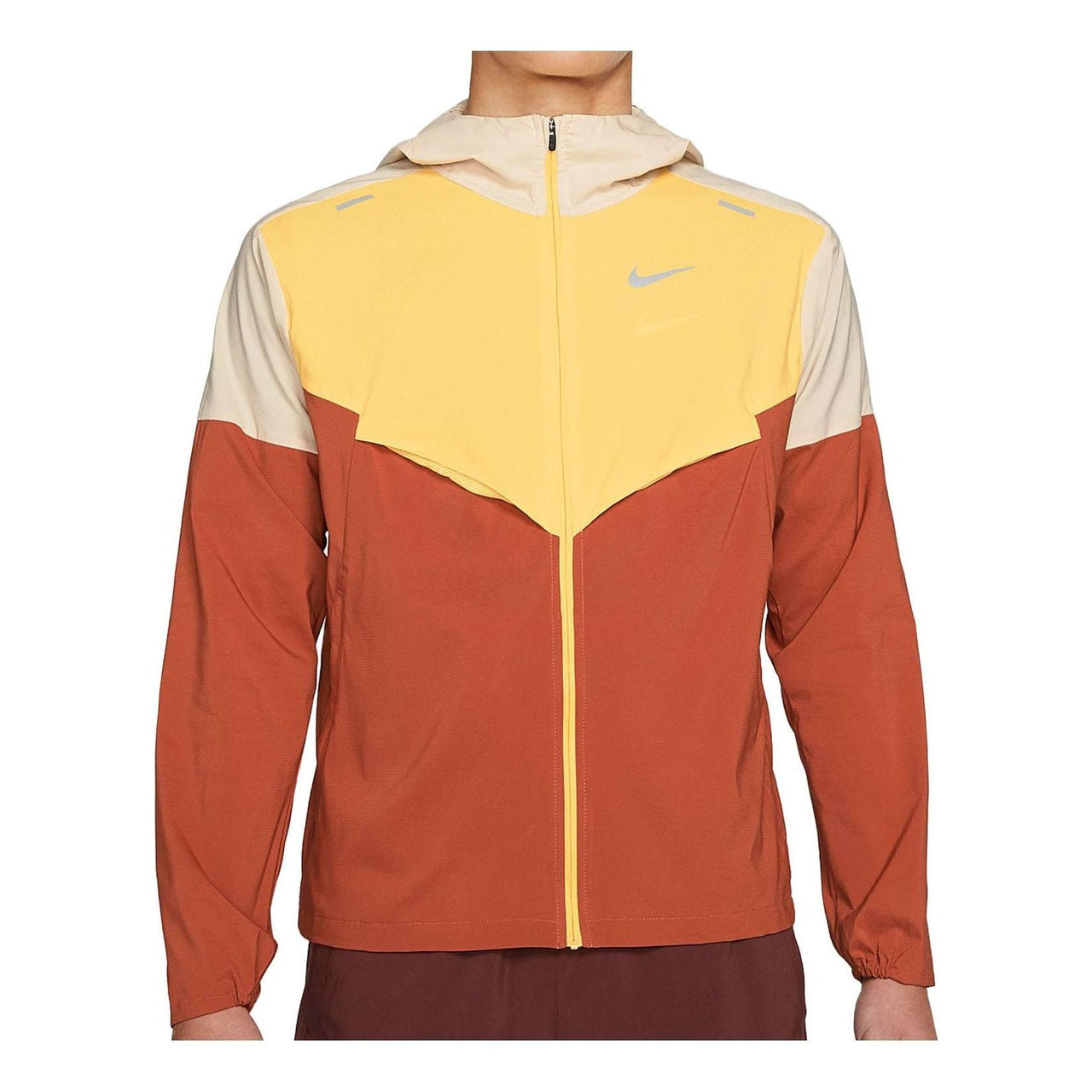 Nike UV Windbreaker Jacket 'Yellow Orange' CZ9071-234