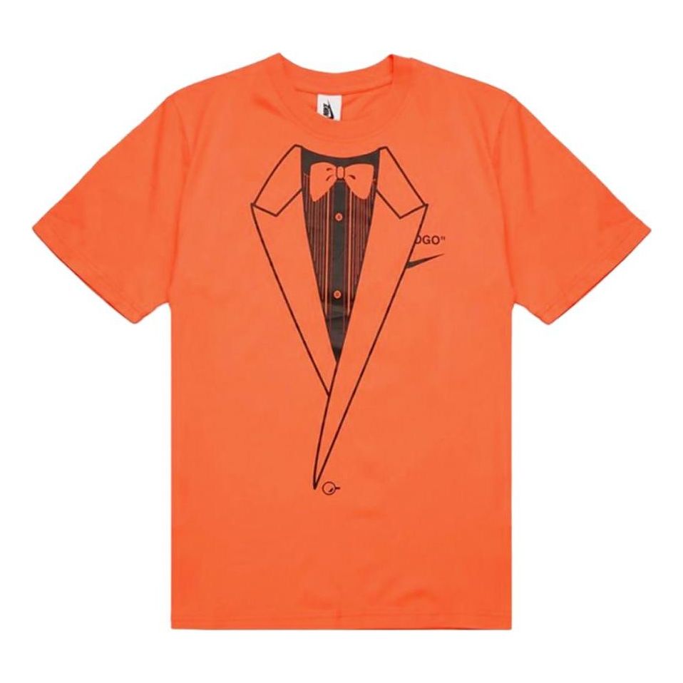 Nike x Off-White NRG A6 T-Shirt 'Orange Black' BQ0827-891
