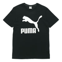 PUMA Classics Logo Sports Short Sleeve TEE Black 579405-01