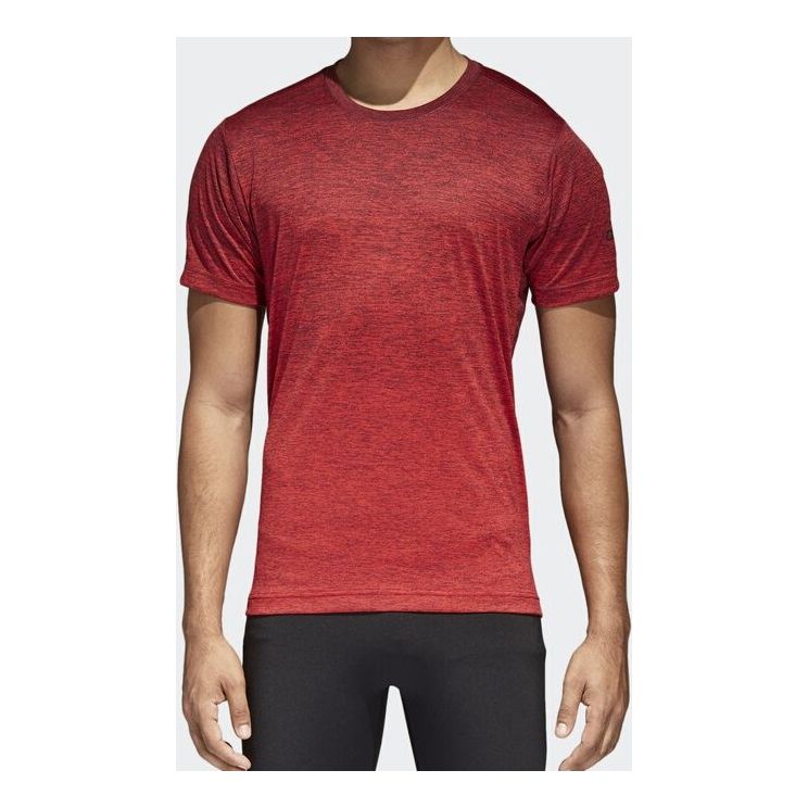 adidas FreeLift gradi Training Sports Short Sleeve Red CW3438