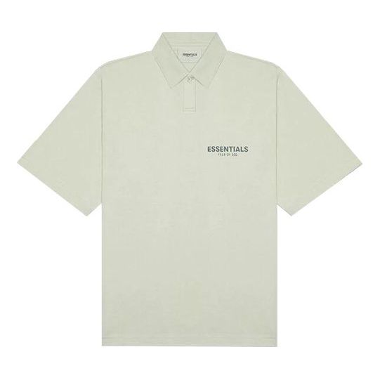 Fear of God Essentials FW20 Polo Shirt 'Sage' FOG-FW20-307