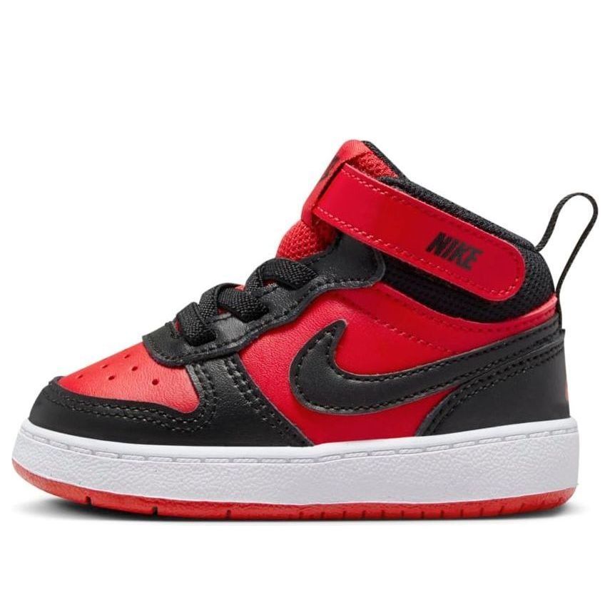 (TD) Nike Court Borough Mid 2 'University Red Black' CD7784-602