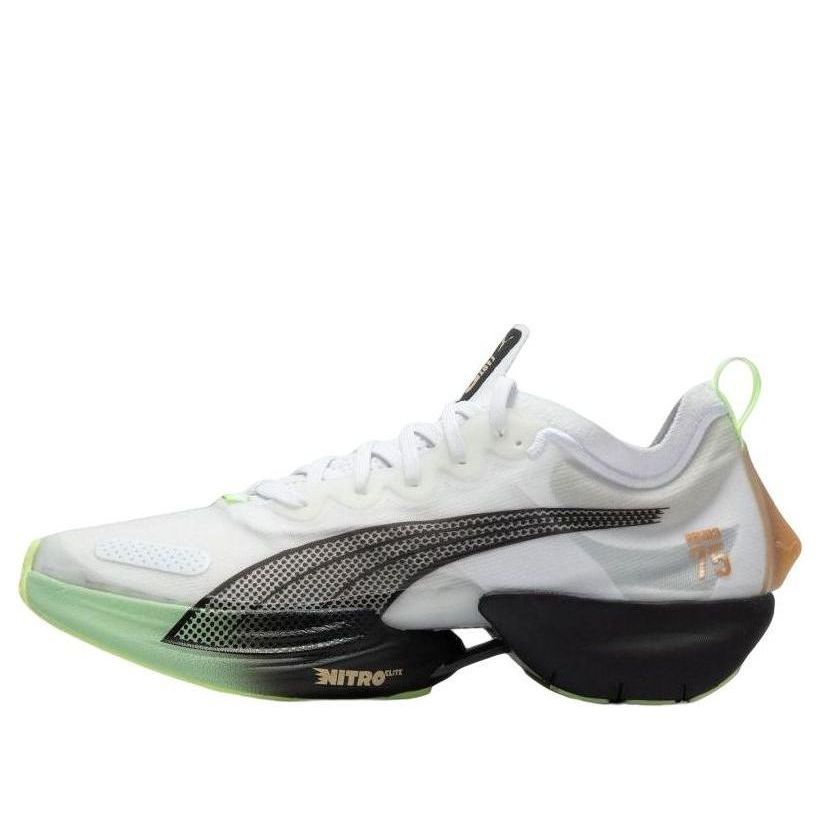 PUMA Fast-R Nitro Elite Run 75 'Black White Light Mint' 377804-01