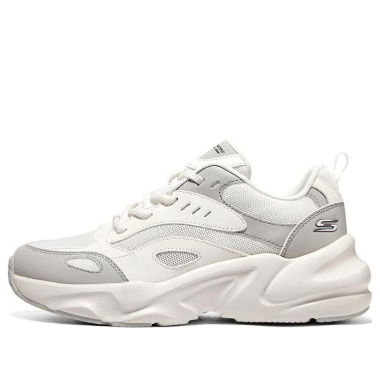 (WMNS) Skechers Bobs Bamina 2 'White Grey' 117363-OWGR