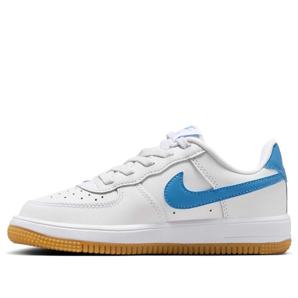 (PS) Nike Air Force 1 Low EasyOn 'White Gum Light Brown Blue Beyond' FN0237-115
