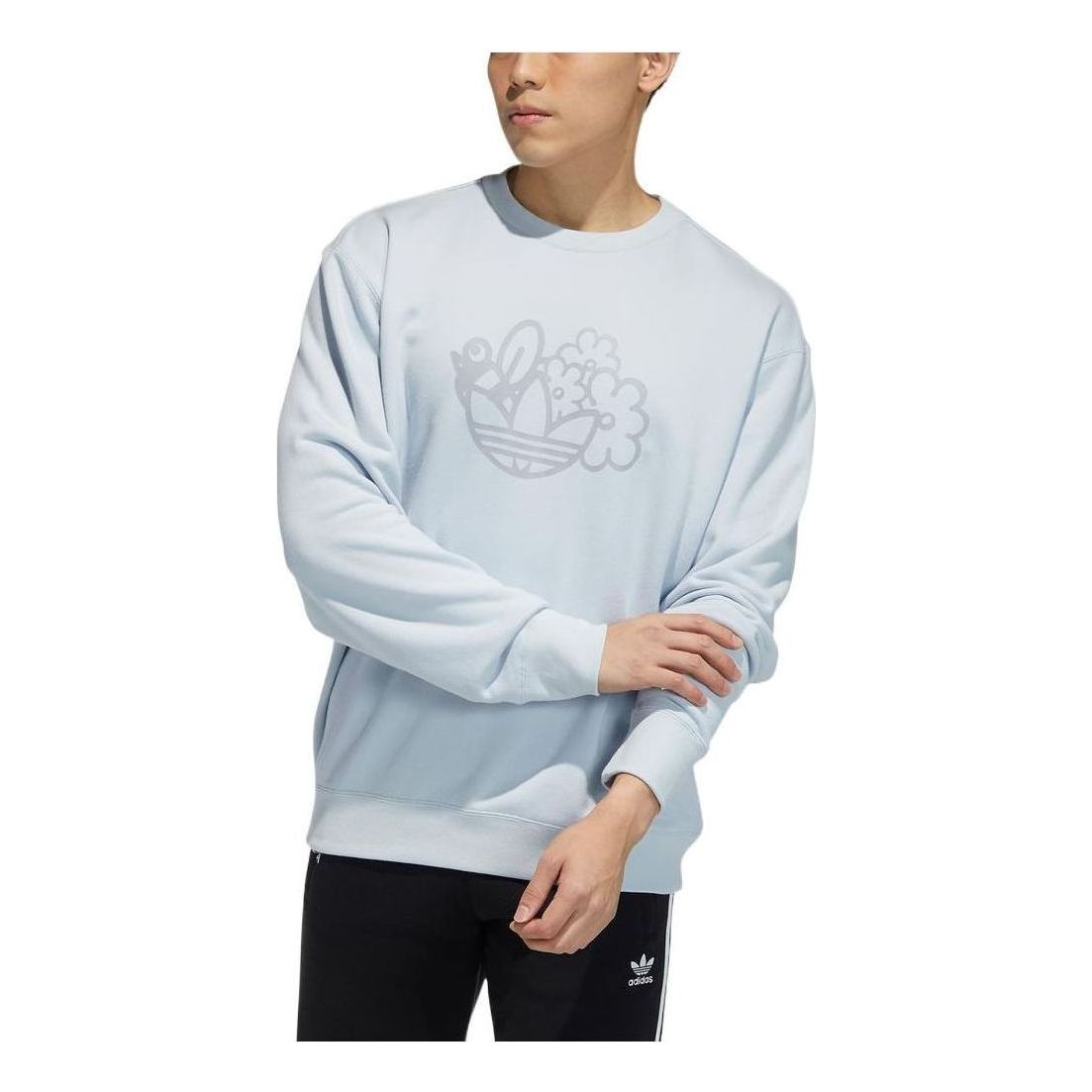 adidas Crew Sweats Hellow 'Blue' HB6866