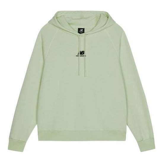 (WMNS) New Balance Lifestyle Classic Hoodie 'Lime Green' AWT13347-CGN