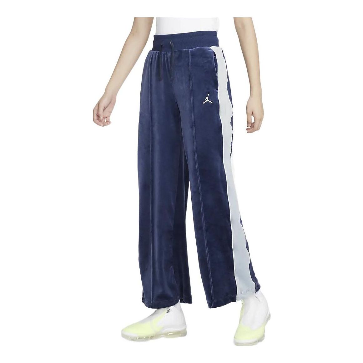 (WMNS) Air Jordan Flight Velour Pant 'Blue' DV1405-410