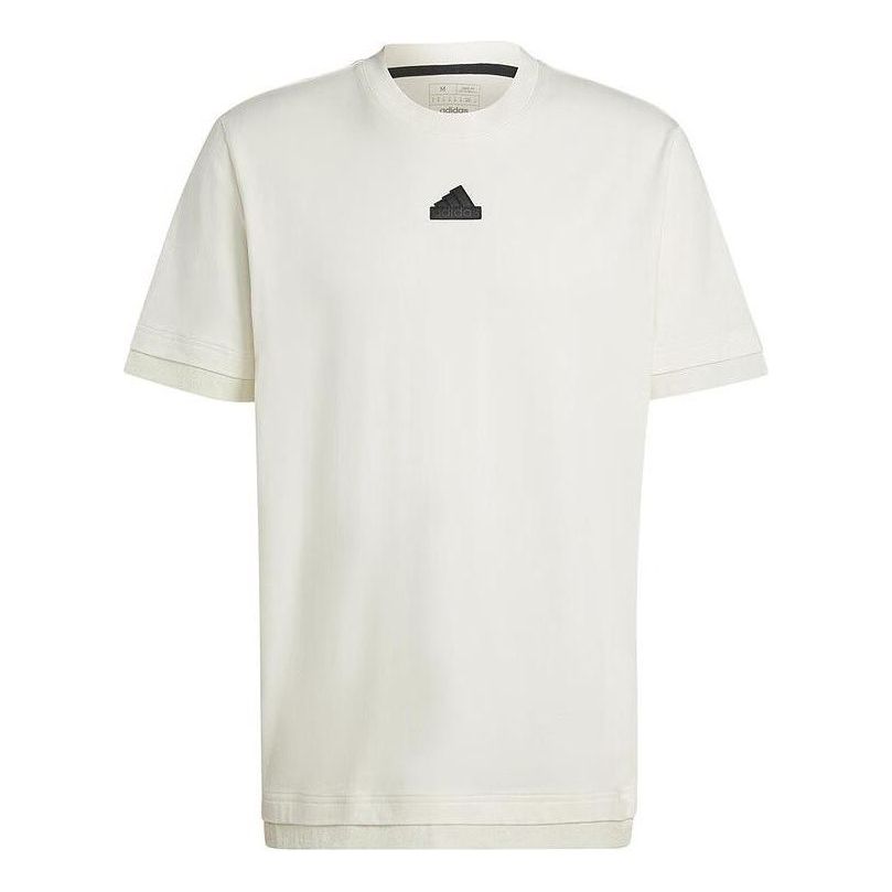 adidas City Escape Logo T-shirt Asia Sizing 'White' IR5173