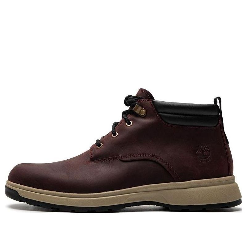Timberland GreenStride Atwells Ave Waterproof Chukka Boot 'Burgundy Full Grain' A5XU1MC60