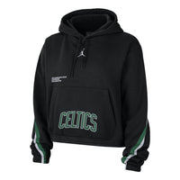 (WMNS) Air Jordan x NBA Boston Celtics Courtside Hoodie 'Black' DO0150-010