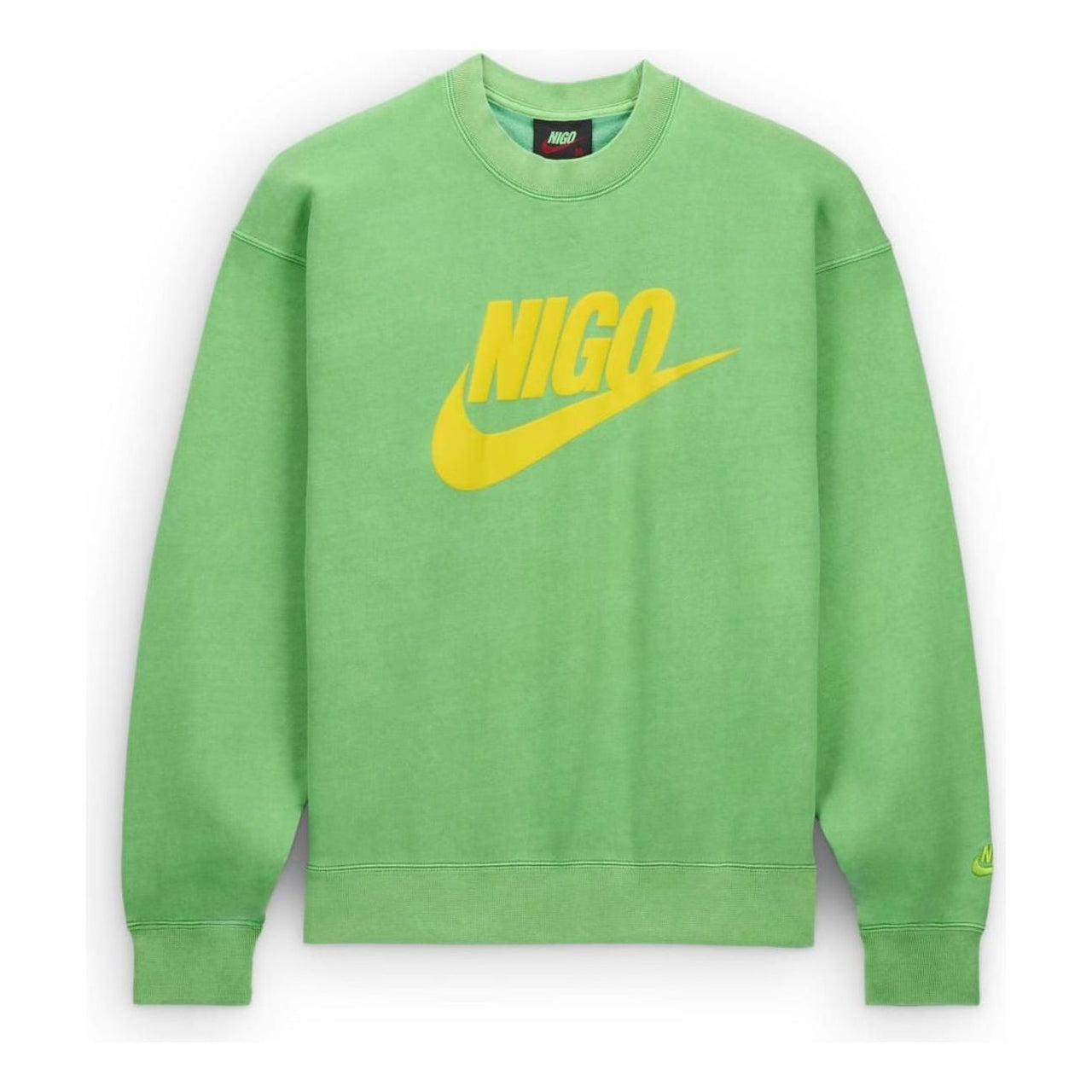 Nike x Nigo Fleece Sweatshirt 'Green Yellow' FV5941-310