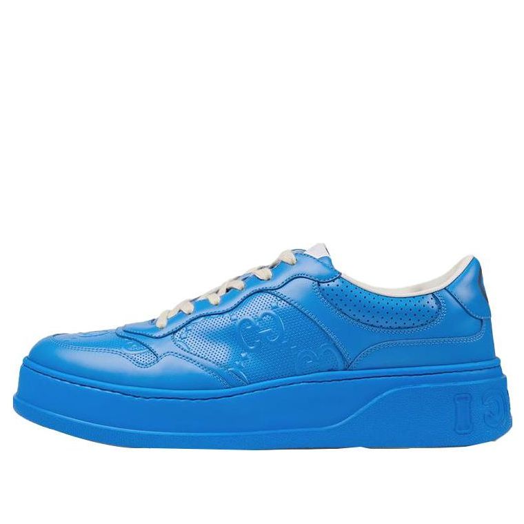 Gucci GG Sneaker 'Bright Blue Embossed' 700641-1XL10-4344