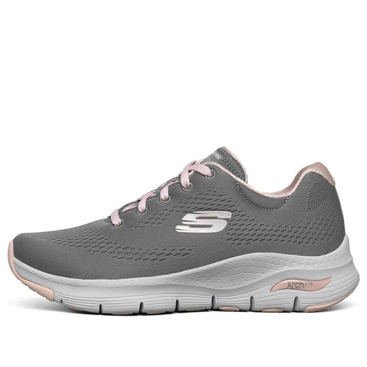 (WMNS) Skechers Arch Fit Sports Shoes Gray/Pink 149057-GYPK