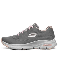 (WMNS) Skechers Arch Fit Sports Shoes Gray/Pink 149057-GYPK