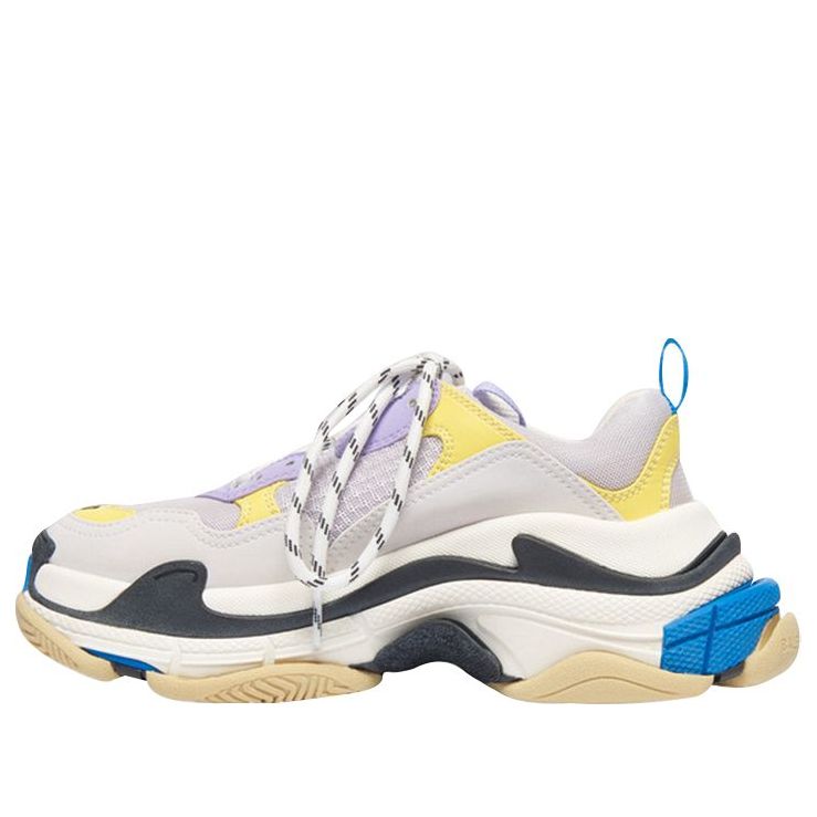 (WMNS) Balenciaga Triple S 'Purple Yellow' 524039W09OM9465