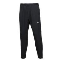 Men's Nike Casual Micro Mark Printing Straight Solid Color Reflective Sports Pants/Trousers/Joggers Autumn Black DQ4746-010