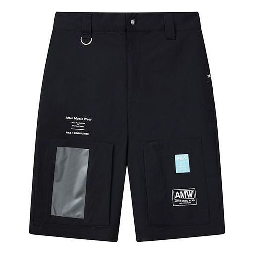 FILA x MIHARA Jointly Signed Sports Short Pant Male Black F11M133801F-BK