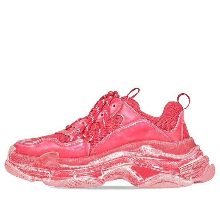 (WMNS) Balenciaga Triple S 'Dark Red' 524039W3CN36000