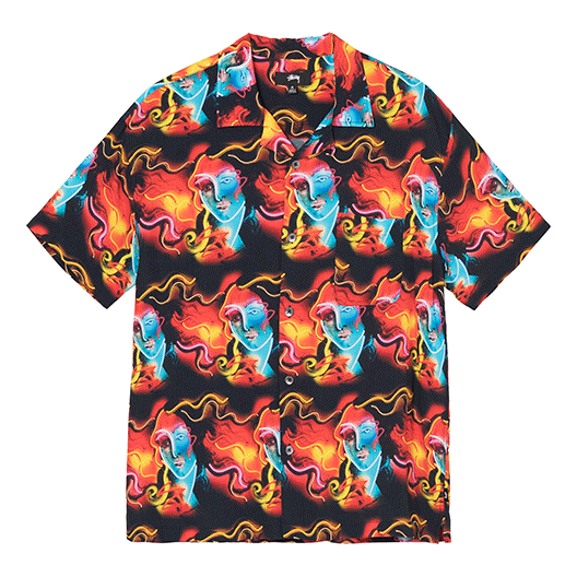 Stussy Neon Venus Shirt 'Multi' 1110228