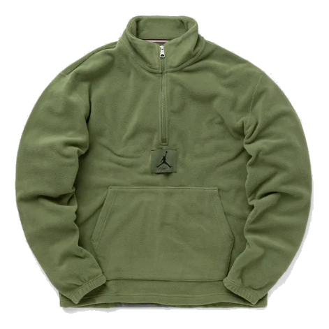 Air Jordan Essentials Winterized Fleece Half-Zip 'Sky J LT Olive' FD7864-340