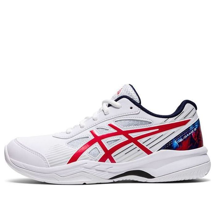 (GS) ASICS Gel Game 8 LE 'White Classic Red' 1044A046-110