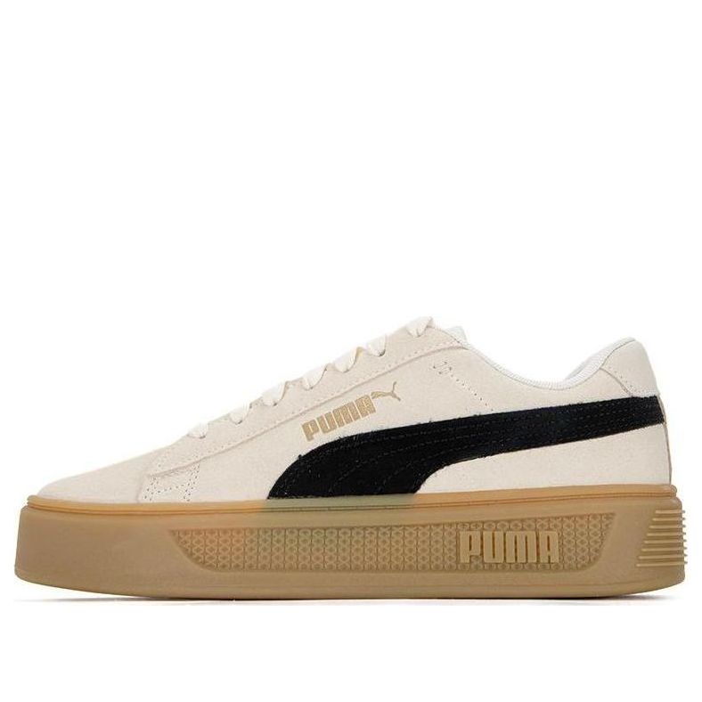 (WMNS) PUMA Smash Platform v3 SD 'Cream Brown' 391942-01