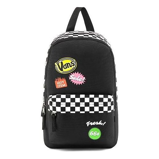 Vans Checkerboard Logo Backpack 'Black' VN0A4DROZEK