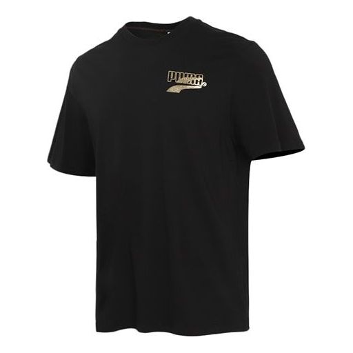 PUMA Team Graphic T-Shirt 'Black' 532704-01