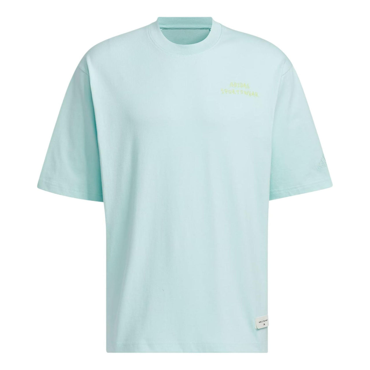 adidas Graphic T-shirt Asia Sizing 'Blue Mint' JP4582