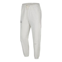 Nike NBA Standard Issue Drawstring Sports Long Pants White Ivory CN3220-072