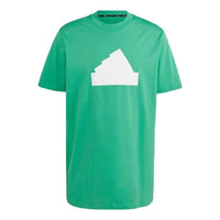 adidas Future Icons Badge of Sport T-Shirt 'Green White' IC3715