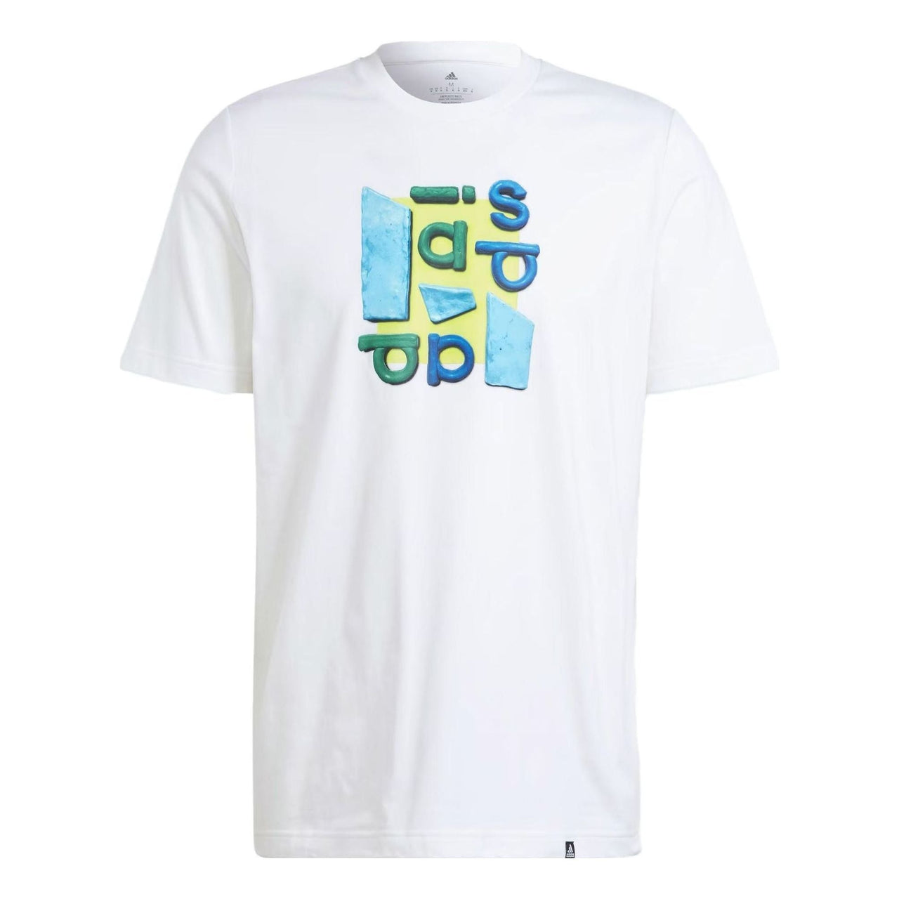 adidas Sportswear Photo Real Two-Tone T-Shirt 'White Blue' HY1335